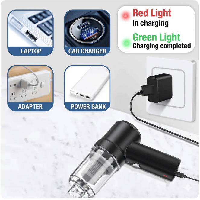 Wireless Powerful Car Vacuum Cleaner